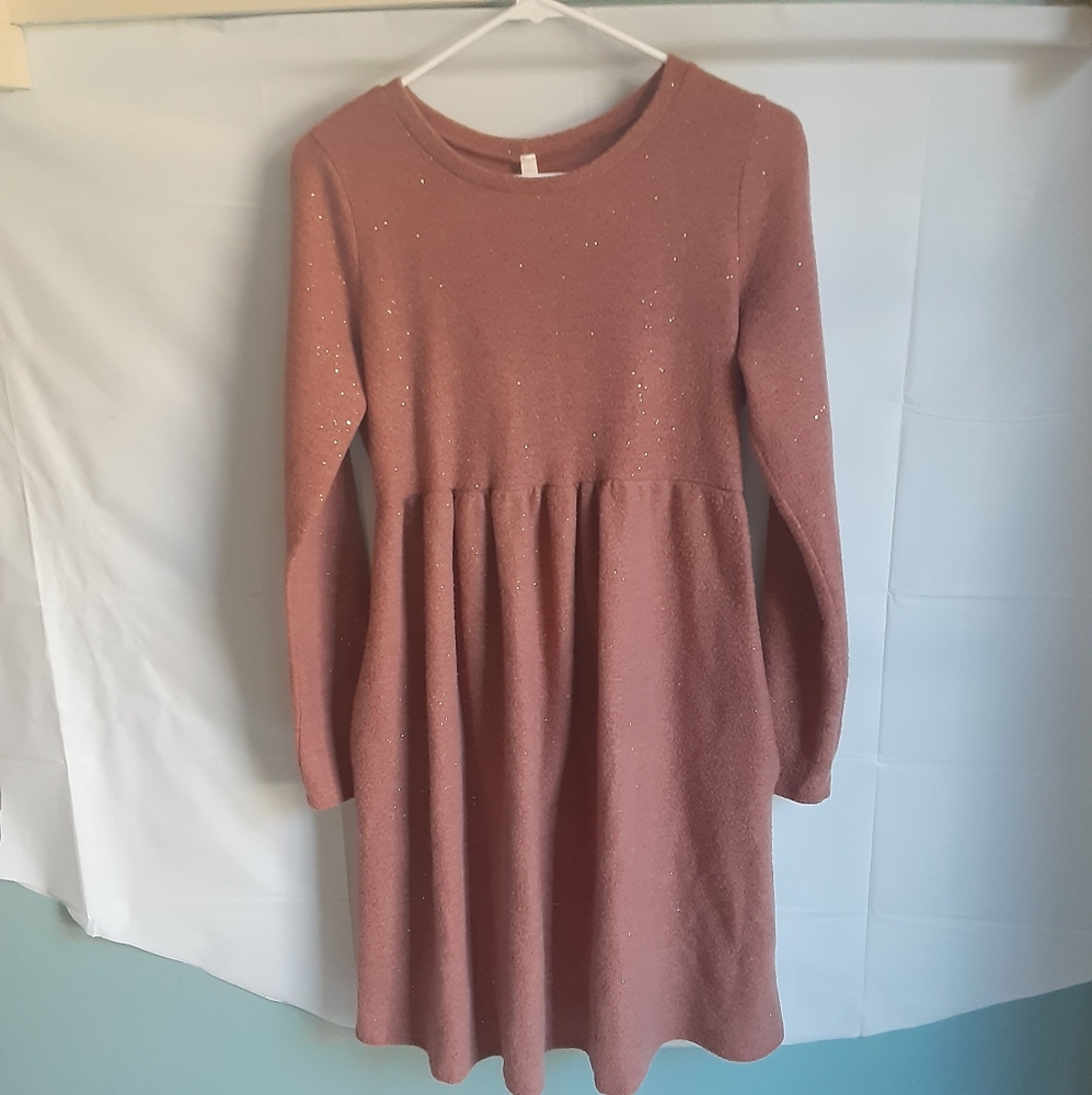 Pink Blush Long Sleeve Dress